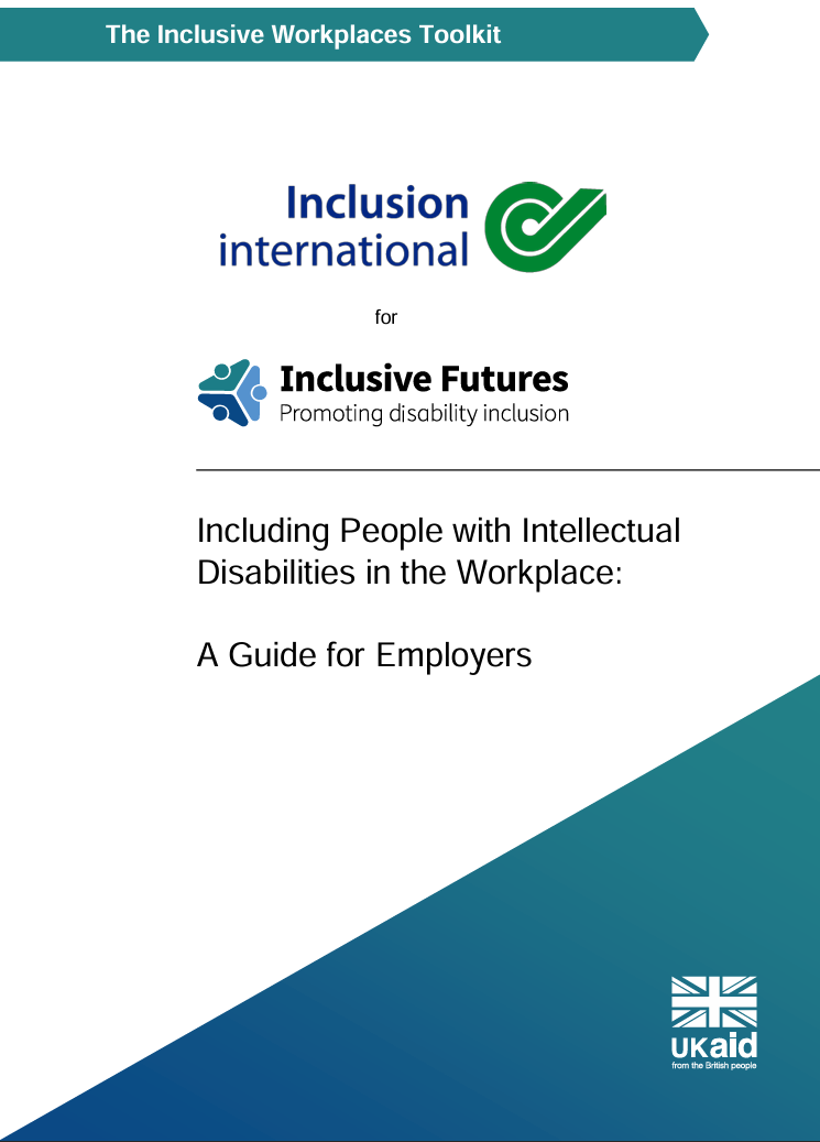 Including People with Intellectual Disabilities in the Workplace:  A Guide for Employers 