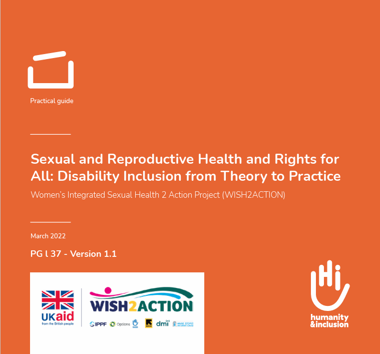 Sexual and Reproductive Health and Rights for All: Disability Inclusion from Theory to Practice 