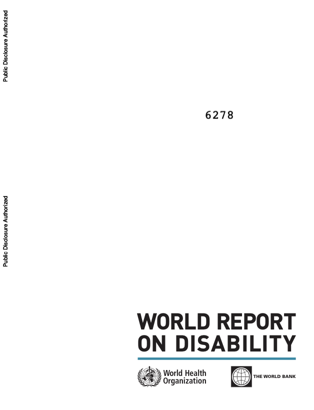 World Report on Disability, 2011