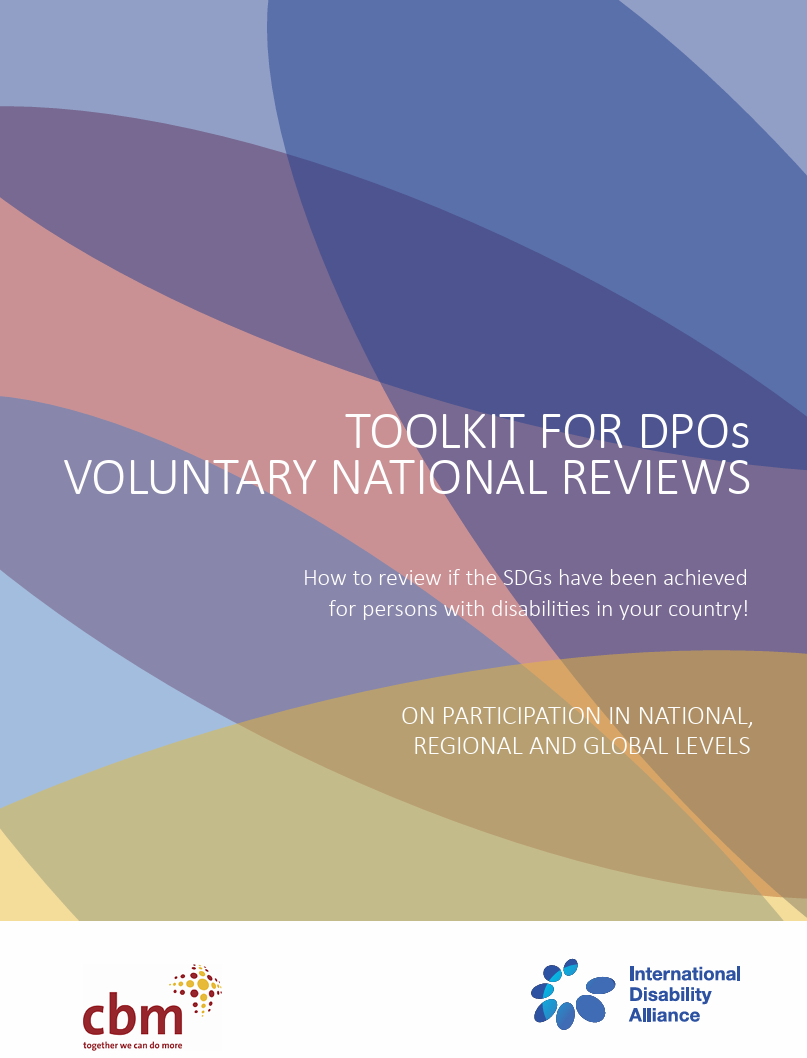 Toolkit for Engagement of Organisations of Persons with Disabilities (DPO) in the Voluntary National Review Process